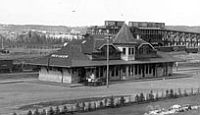 Red Deer CPR station built 1910